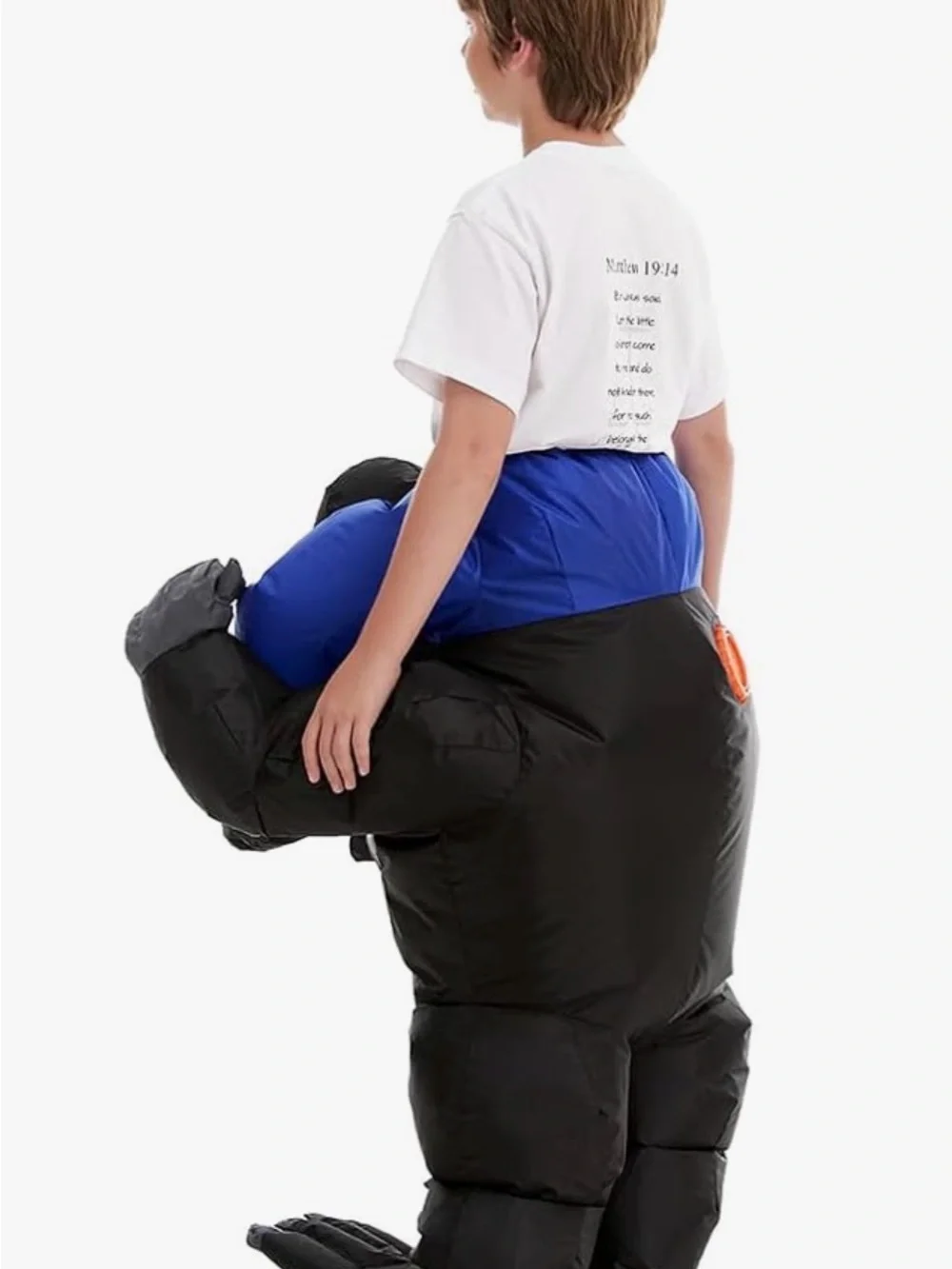 Gorilla Child’s Inflatable Costume, Piggy Back Rider Cosplay